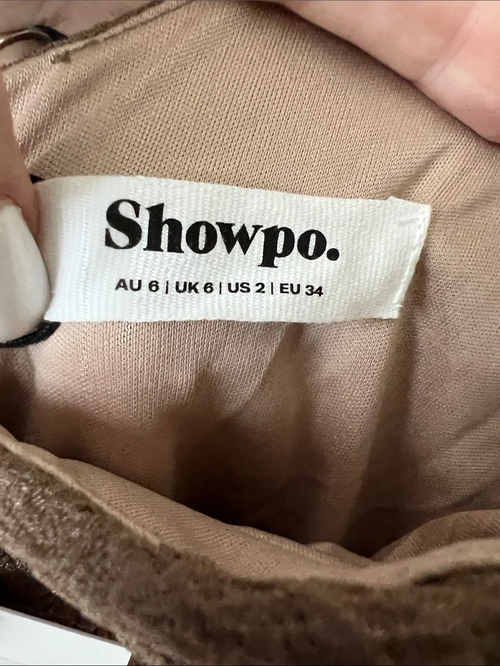 NWT REVOLVE Australia SHOWPO Elia cap sleeve underwire stretch fitted dress US 2